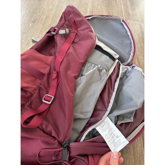 Mystery ranch scree 32 burgundy Backpack Nylon Bordeaux Print for trail hiking - Picture 3 of 8
